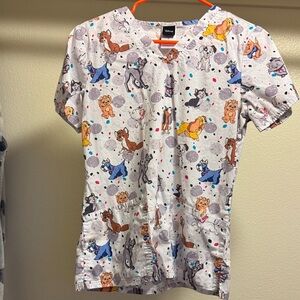Disney scrub top